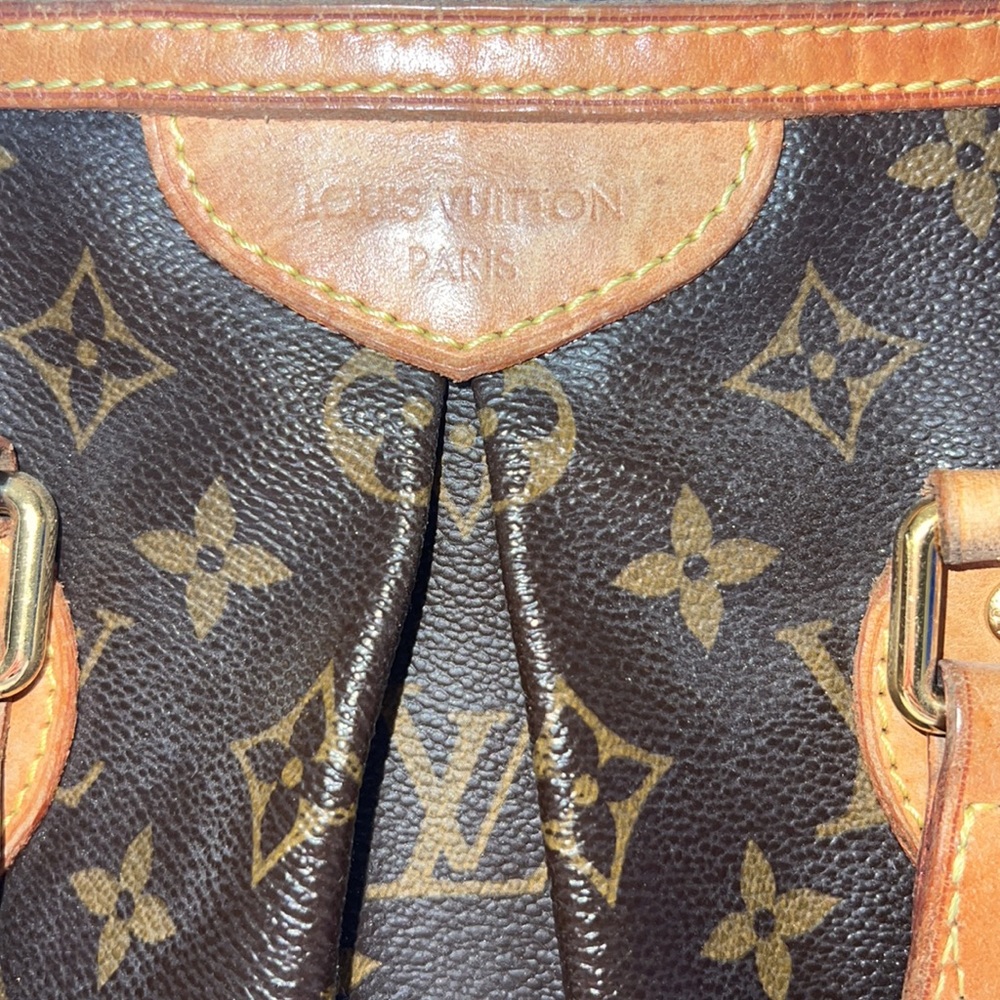 LOUIS VUITTONBrown Canvas Louis Vuitton Palermo - Picture 3 of 9